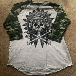 America Customs 3/4 tee by Affliction